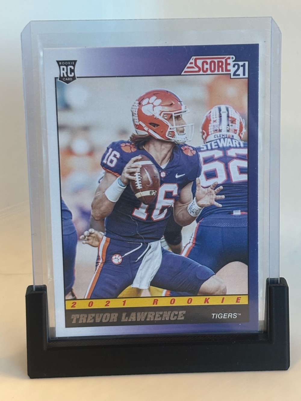 Trevor Lawrence 2021 Score Rookie RC Clemson Tigers #301 Football Card